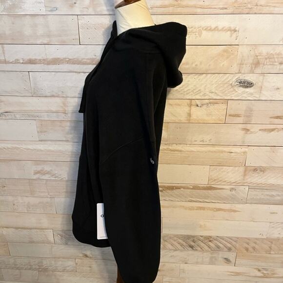 NWT Alo Yoga size S Triumph Restore black hoodie - Picture 5 of 12